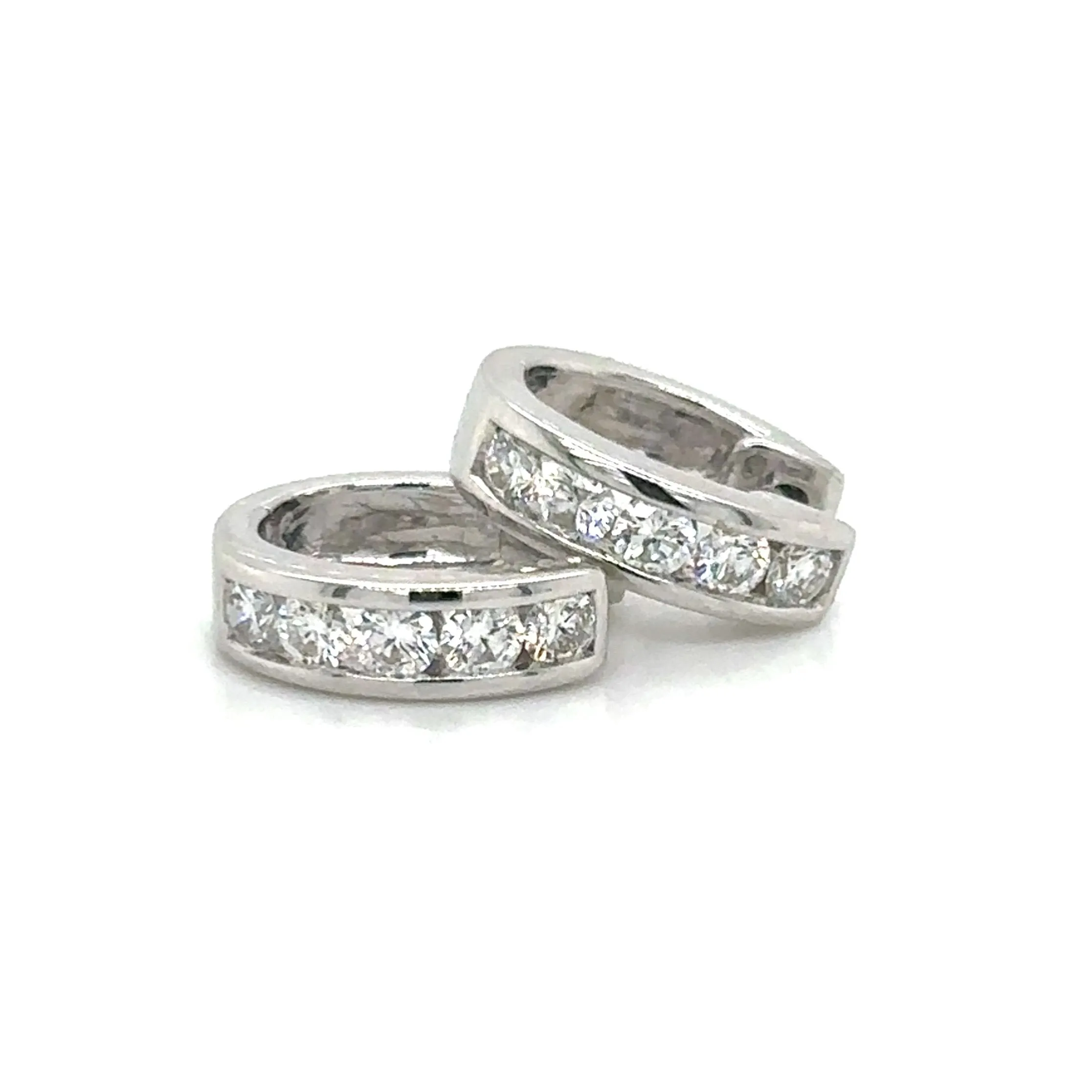 0.52ct tw Diamond Huggie Hoop Earrings