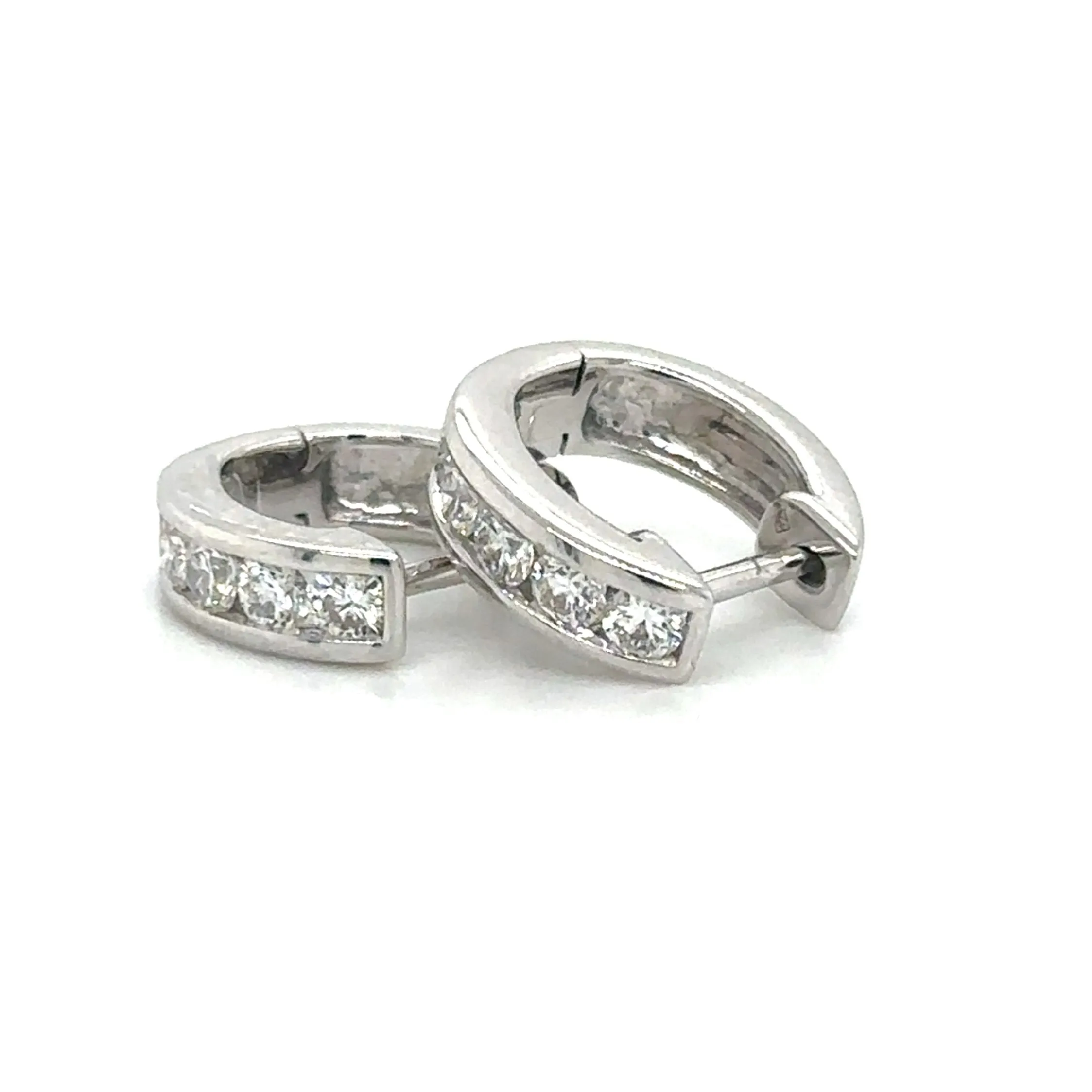 0.52ct tw Diamond Huggie Hoop Earrings
