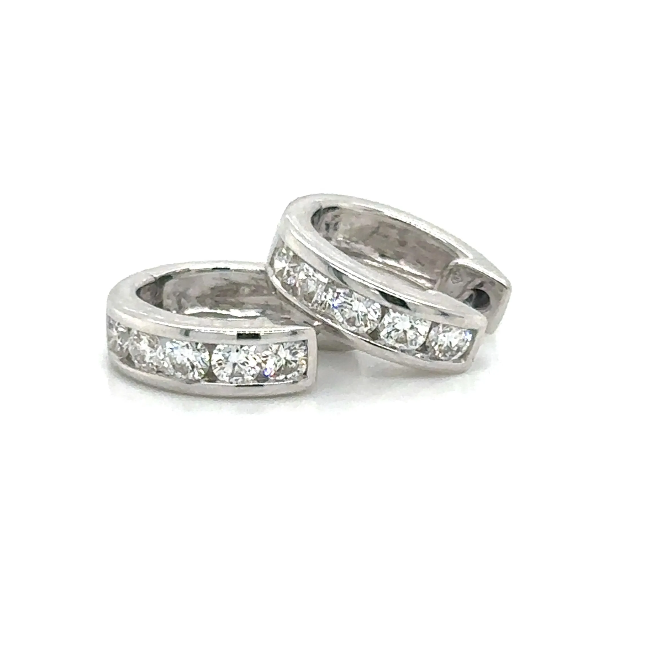 0.52ct tw Diamond Huggie Hoop Earrings