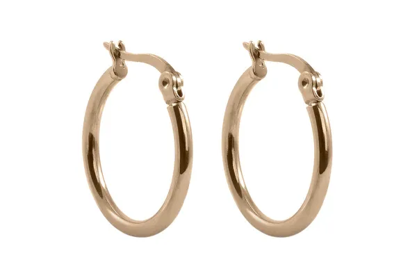 0.78" GOLD VALENTANO HOOP EARRING