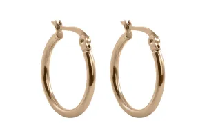 0.78" GOLD VALENTANO HOOP EARRING