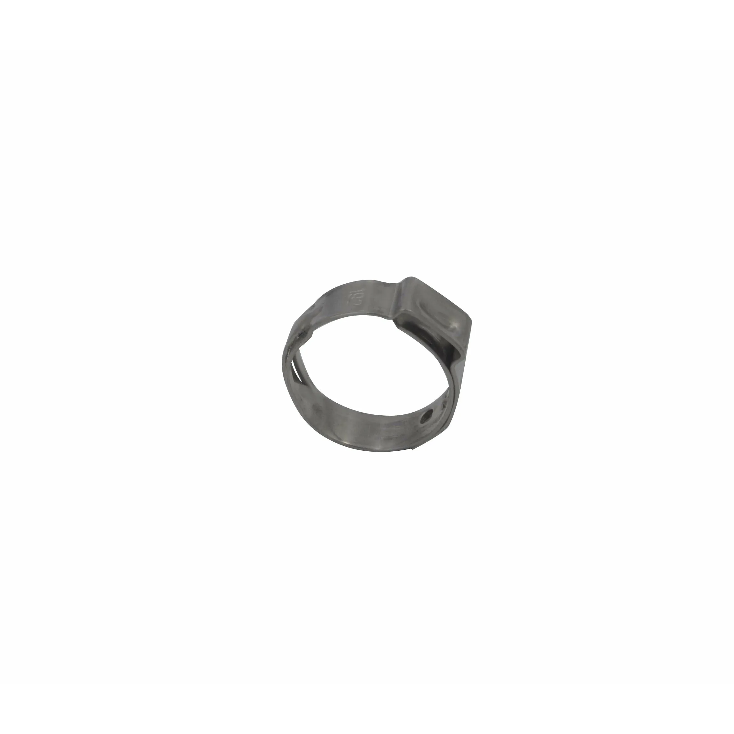 100 Piece 304 Stainless Steel 16-19.2mm Ear Hose Clamp