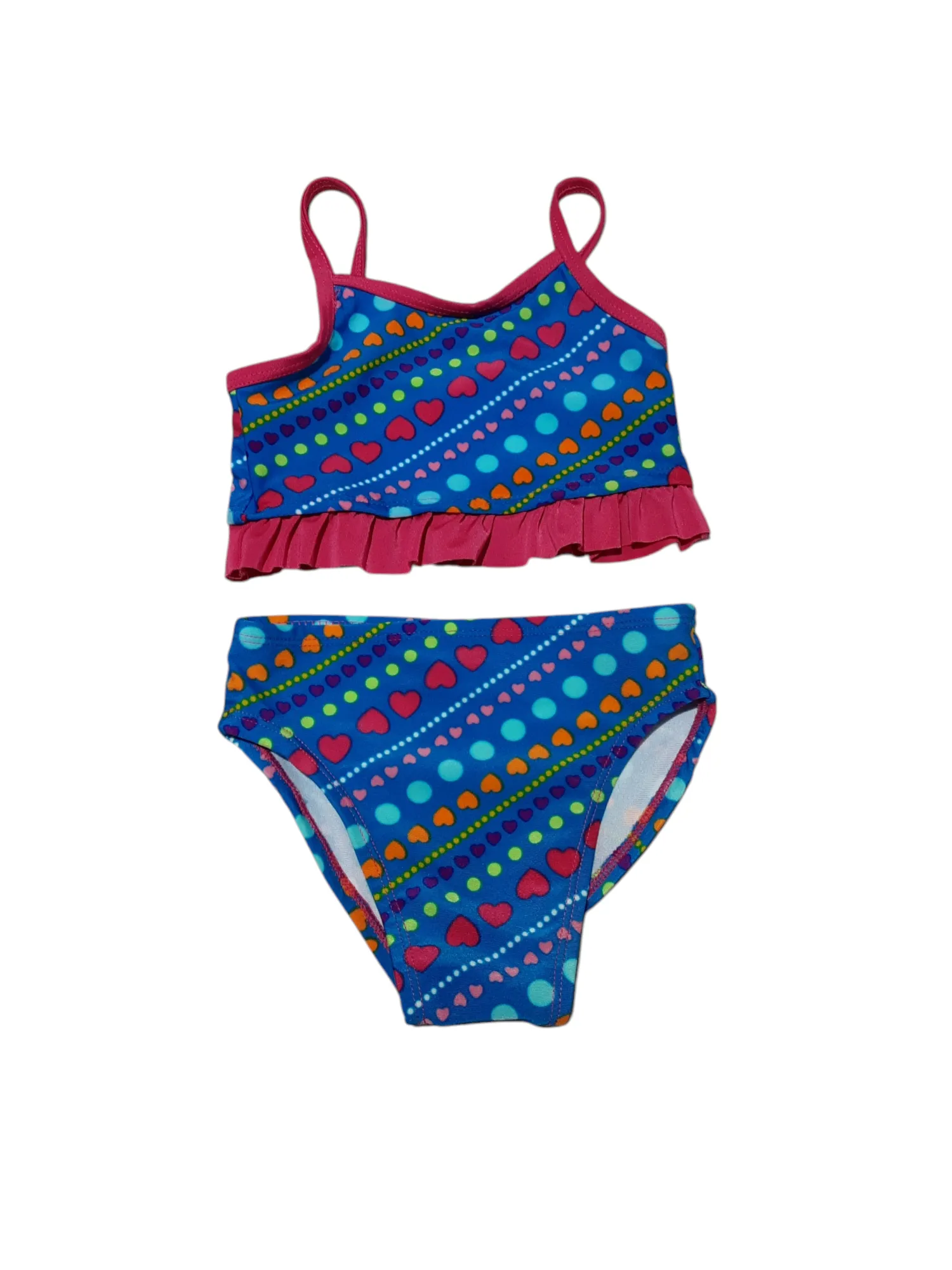 2 piece heart swim suit size 12-18m