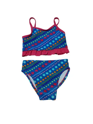 2 piece heart swim suit size 12-18m