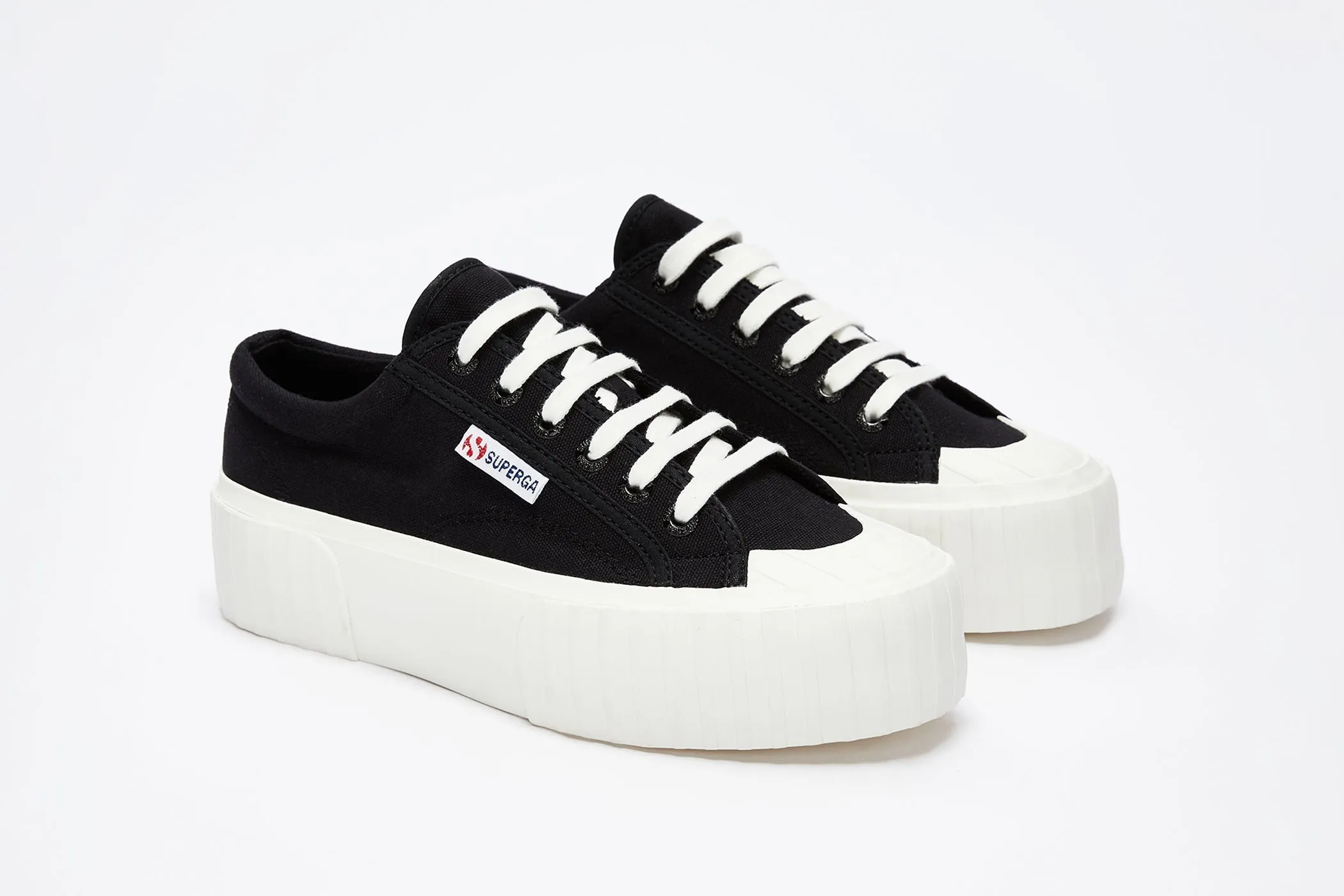 2631 Stripe Platform - Black/White Avorio A FURTHER 15% OFF AUTOMATICALLY APPLIED AT CHECKOUT