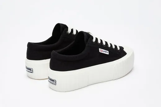 2631 Stripe Platform - Black/White Avorio A FURTHER 15% OFF AUTOMATICALLY APPLIED AT CHECKOUT