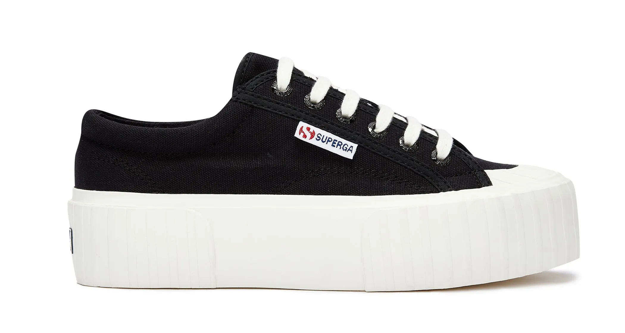 2631 Stripe Platform - Black/White Avorio A FURTHER 15% OFF AUTOMATICALLY APPLIED AT CHECKOUT