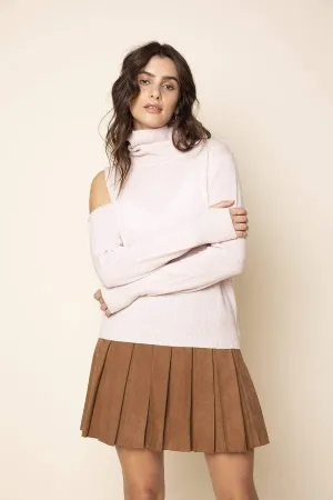 27 Miles Malibu - Devon Cold Shoulder Pullover in Rose