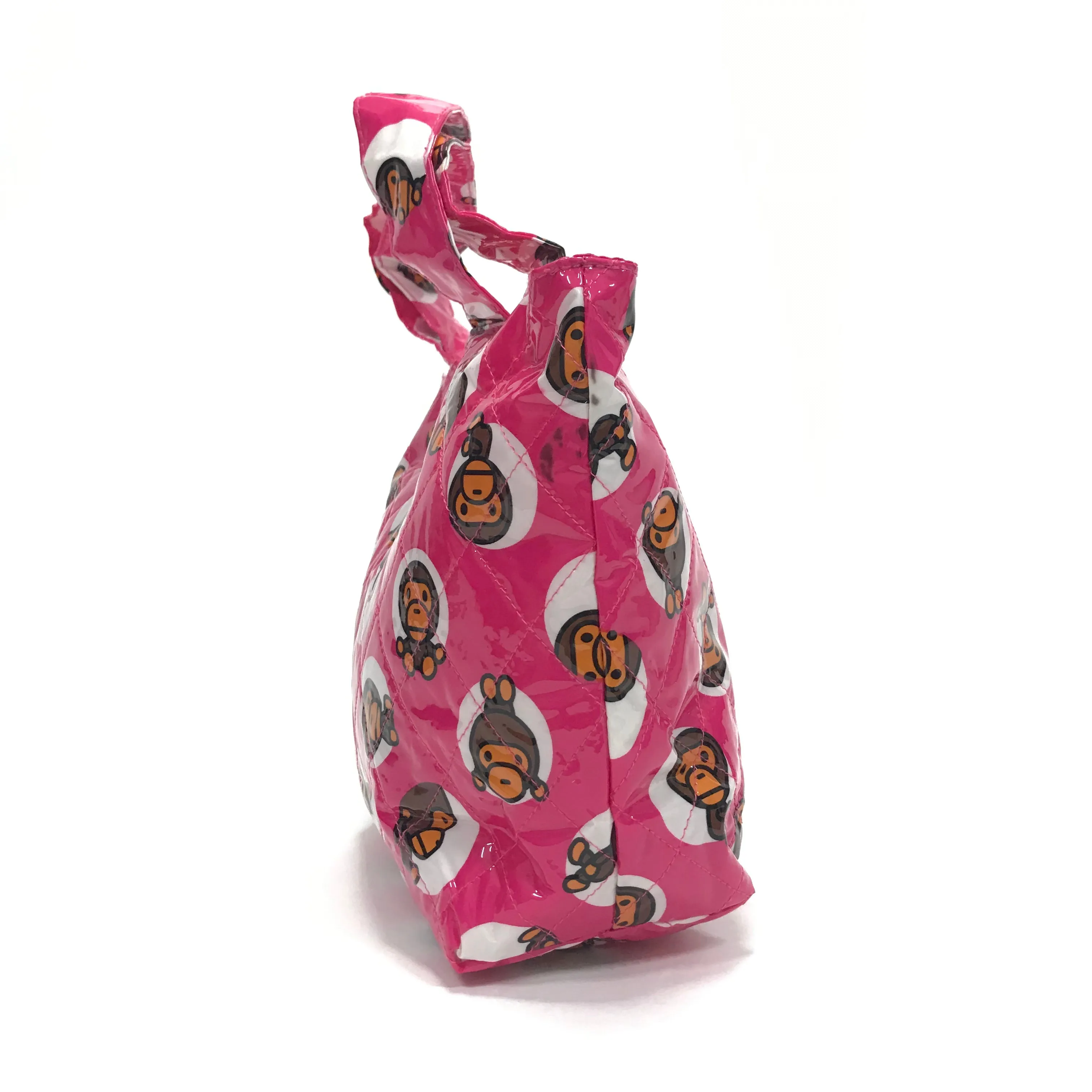 A Bathing Ape Bape Baby Milo Vinyl Quilted Tote Bag