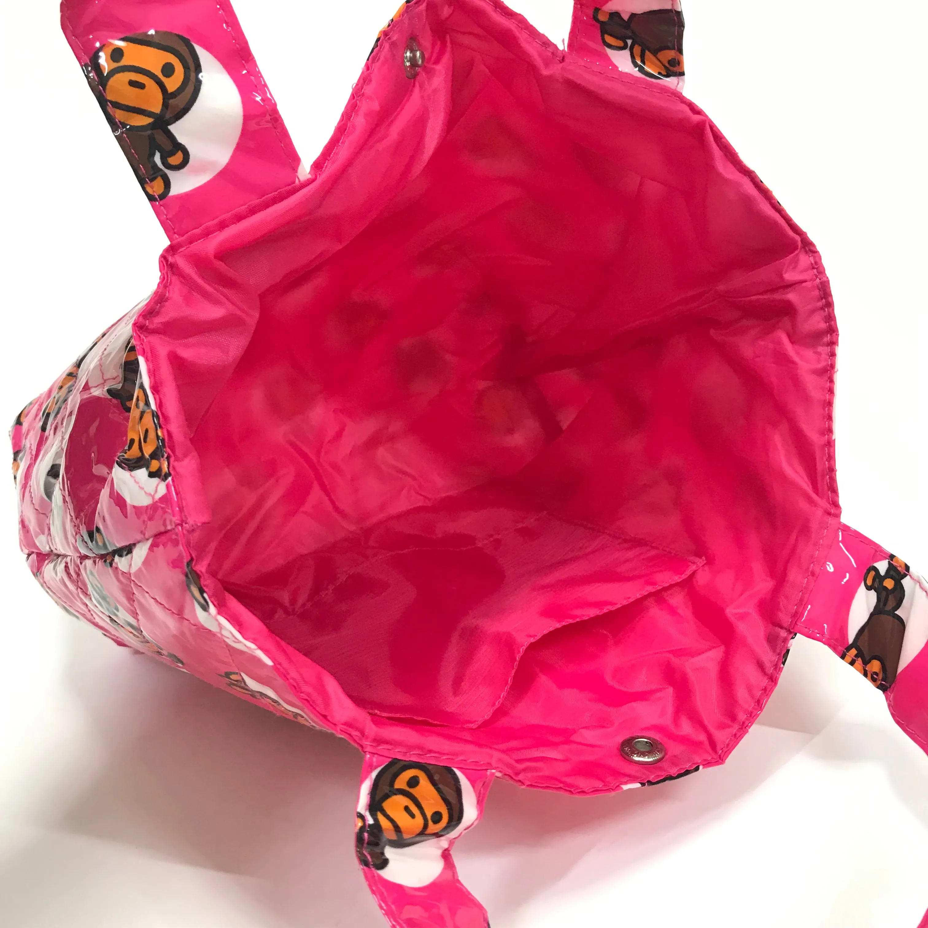 A Bathing Ape Bape Baby Milo Vinyl Quilted Tote Bag