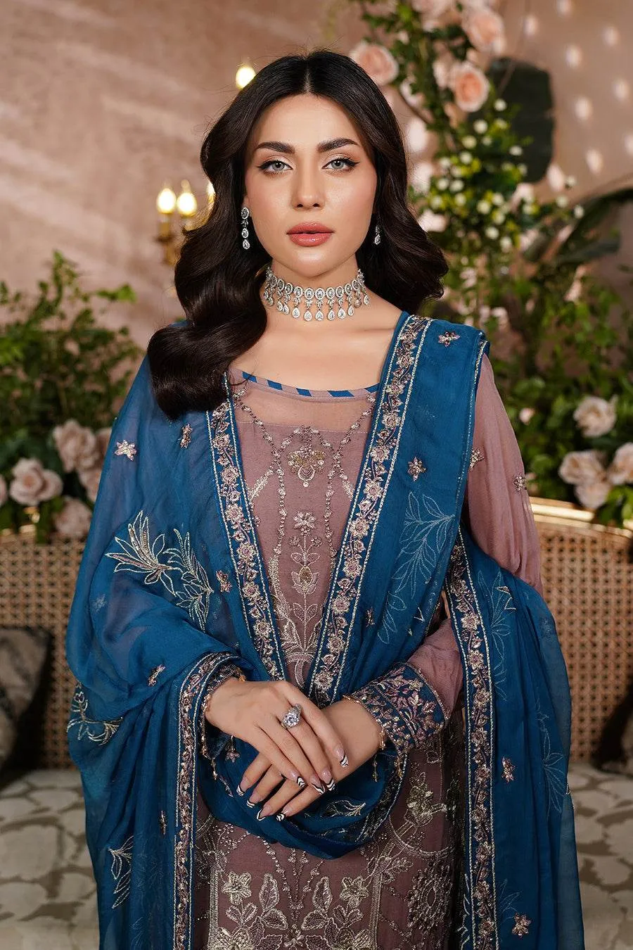 Aarzu Luxury Embroidered Vol-03 Unstitched 3Pcs