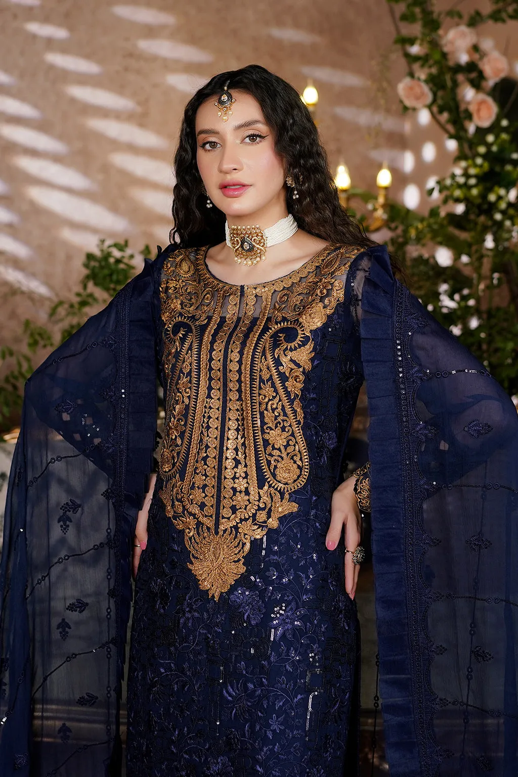 Aarzu Luxury Embroidered Vol-03 Unstitched 3Pcs
