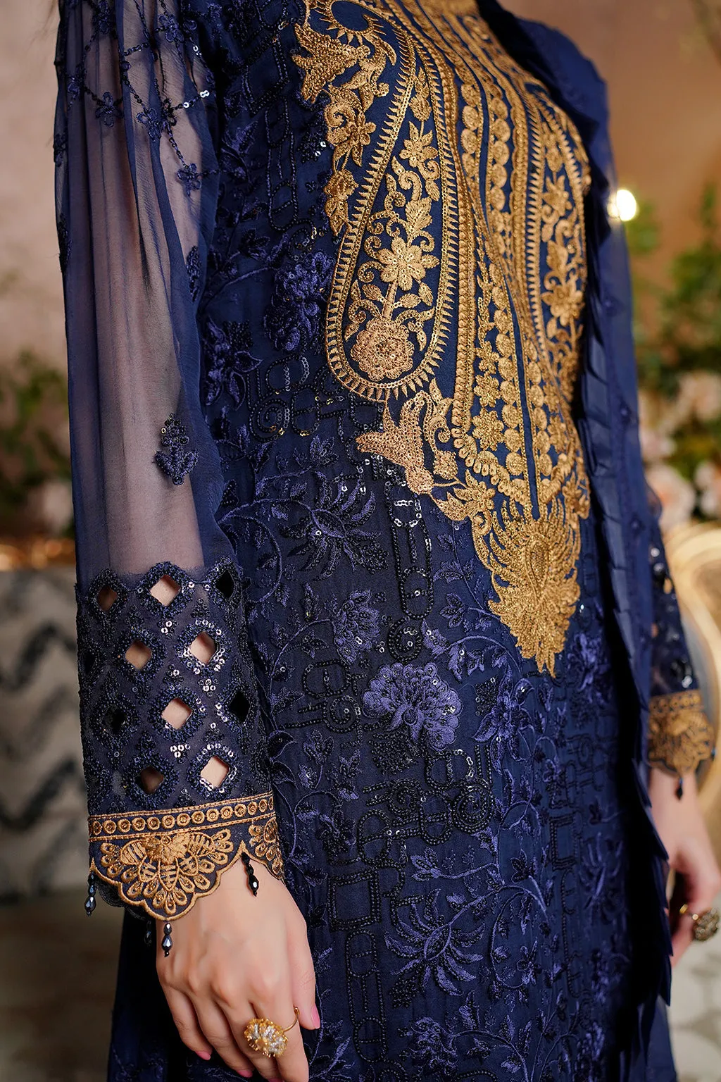 Aarzu Luxury Embroidered Vol-03 Unstitched 3Pcs