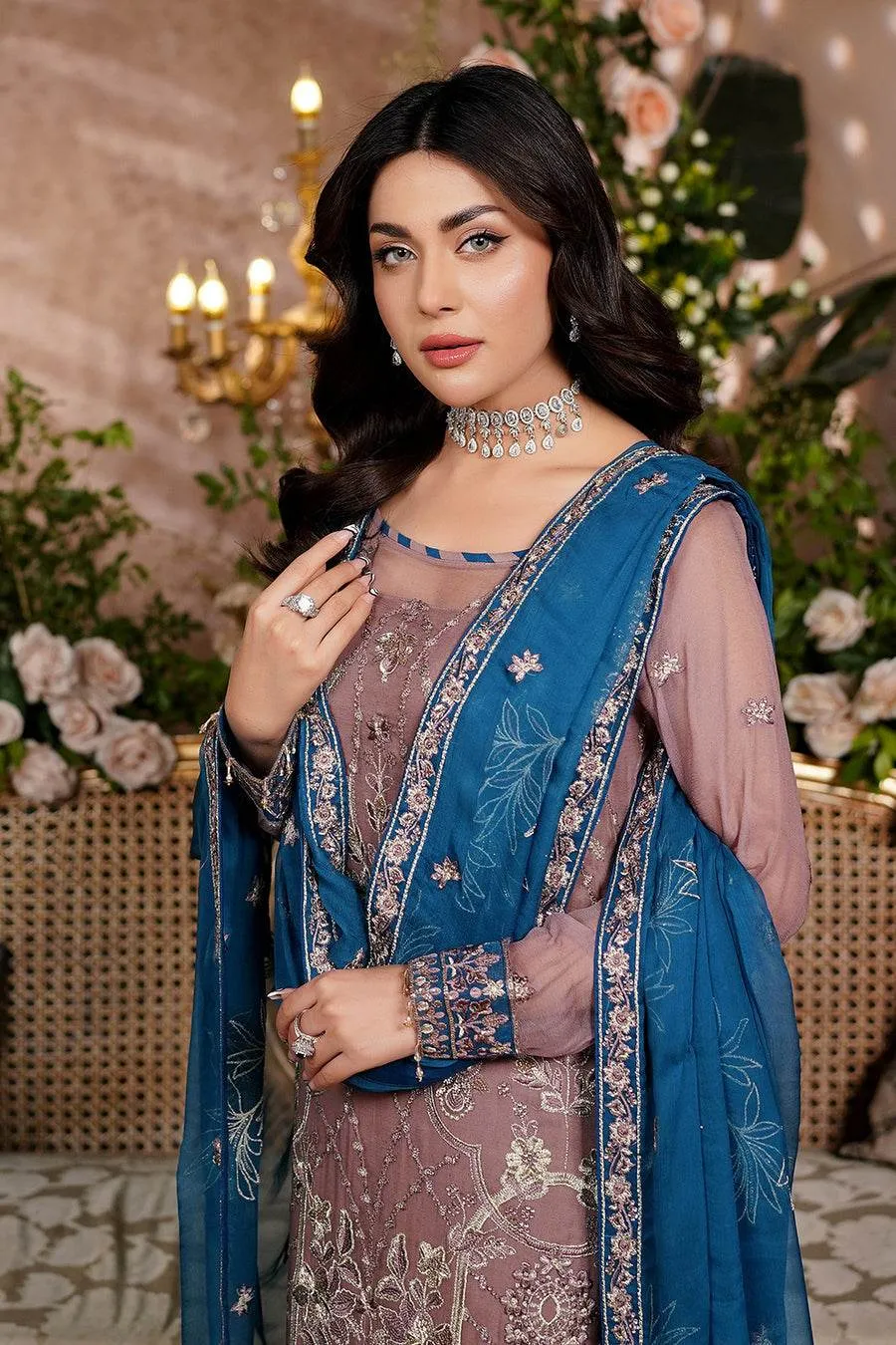 Aarzu Luxury Embroidered Vol-03 Unstitched 3Pcs