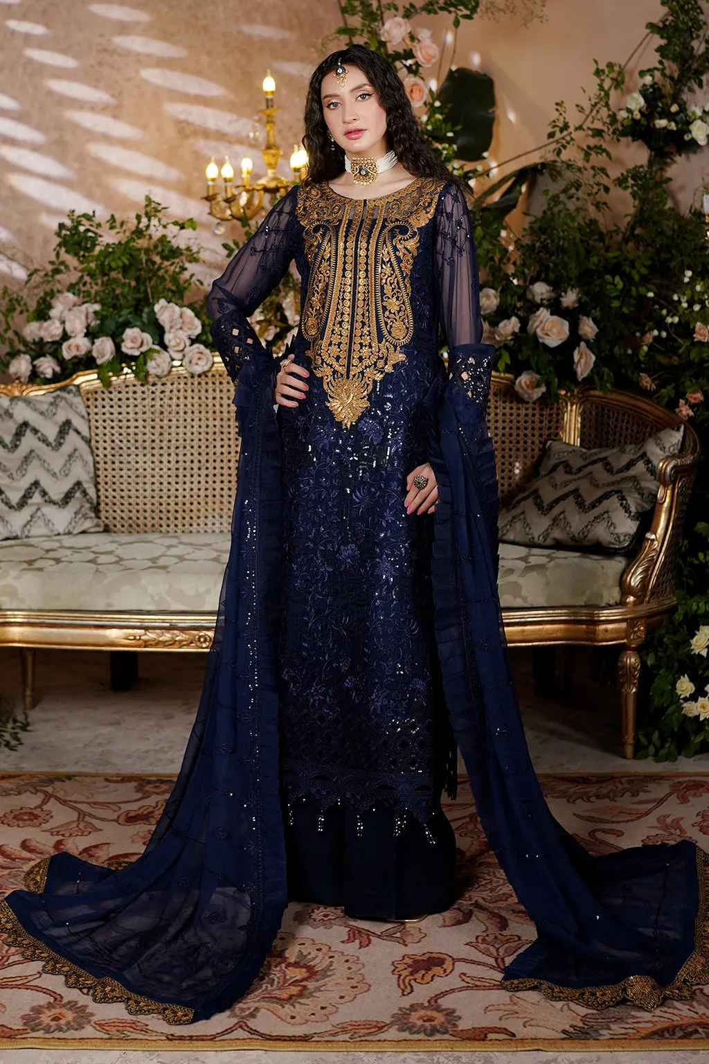Aarzu Luxury Embroidered Vol-03 Unstitched 3Pcs