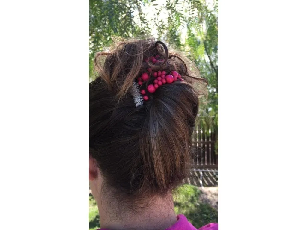 African Butterfly Wire Hair Clip - 7 Tong 562