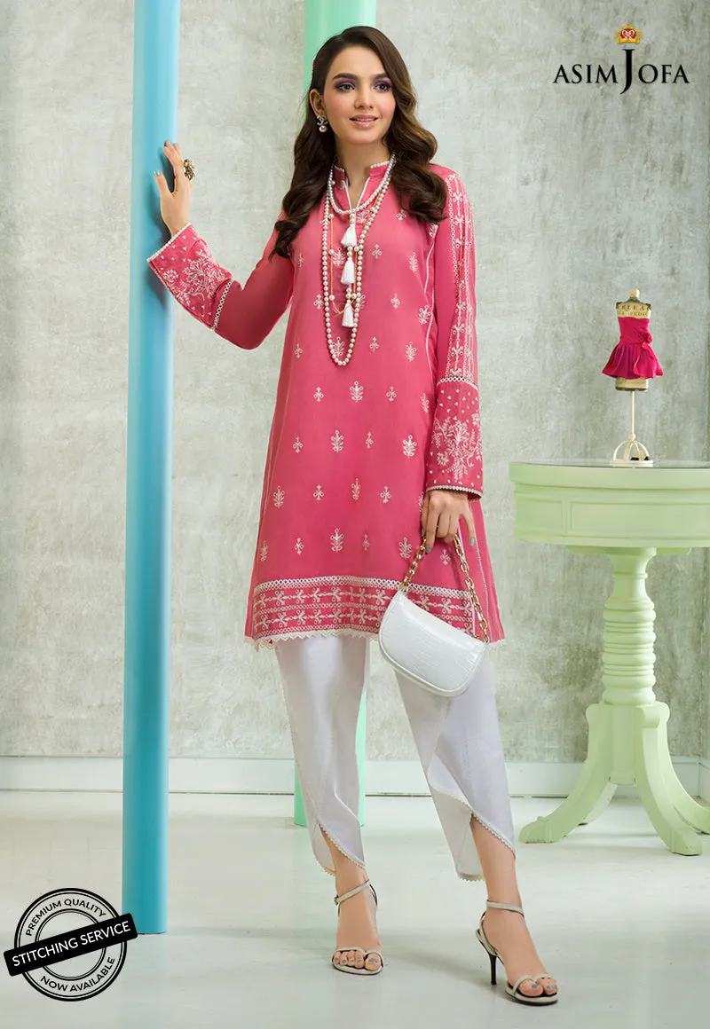 AJES-04 | Asim Jofa AJ Essentials Summer Collection 2022 | Embroidered Cotton Suits Unstitched 2 Piece