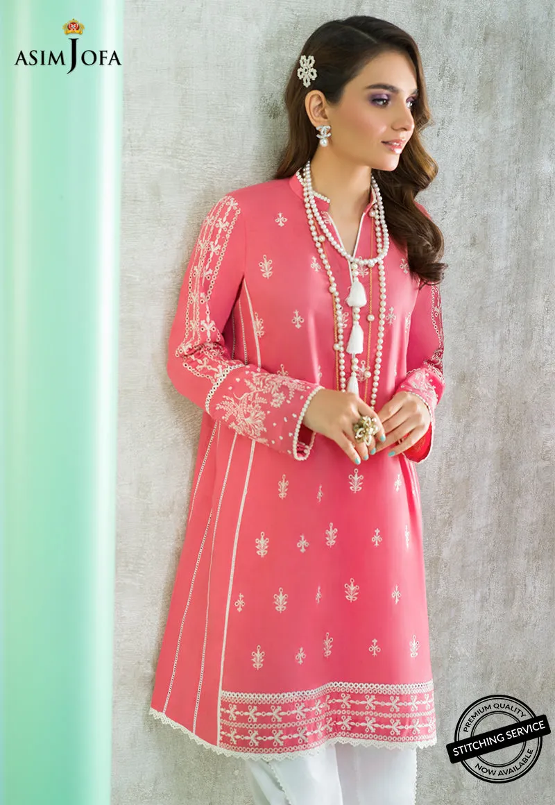 AJES-04 | Asim Jofa AJ Essentials Summer Collection 2022 | Embroidered Cotton Suits Unstitched 2 Piece