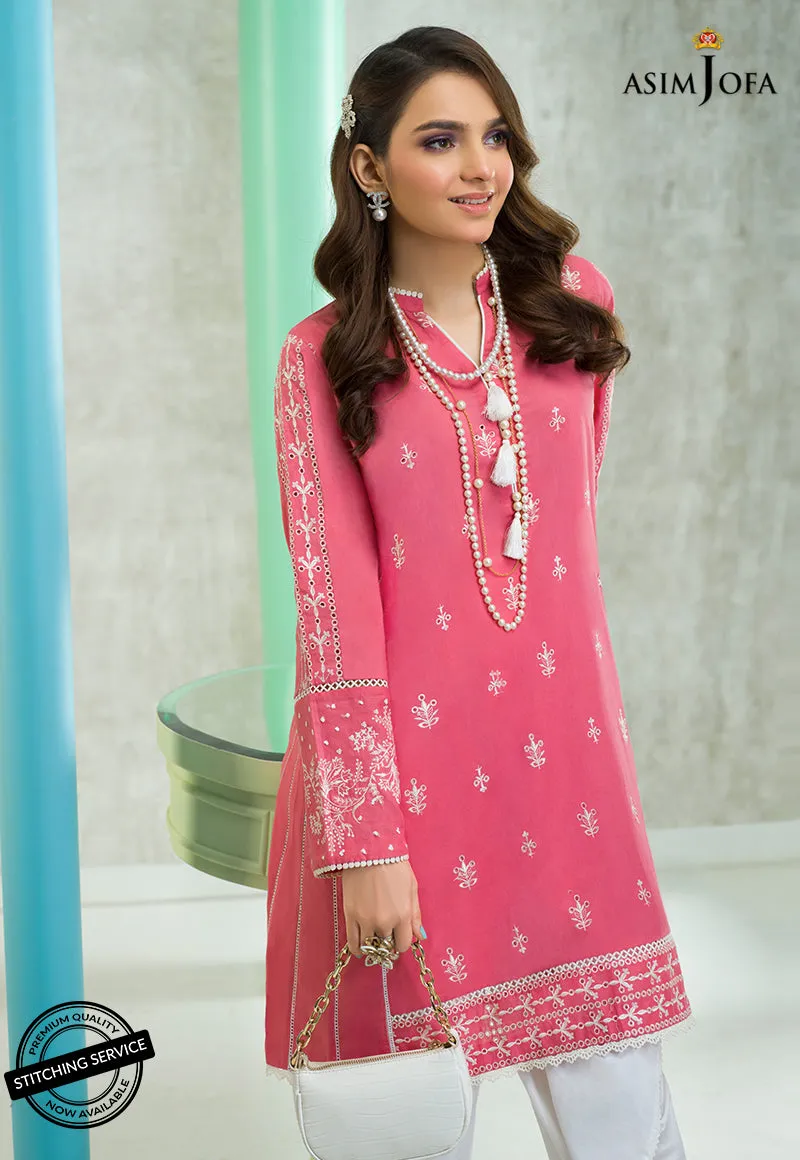 AJES-04 | Asim Jofa AJ Essentials Summer Collection 2022 | Embroidered Cotton Suits Unstitched 2 Piece