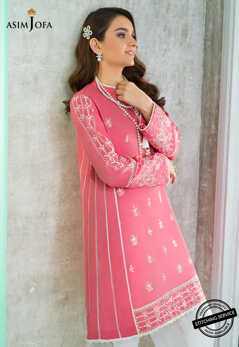 AJES-04 | Asim Jofa AJ Essentials Summer Collection 2022 | Embroidered Cotton Suits Unstitched 2 Piece