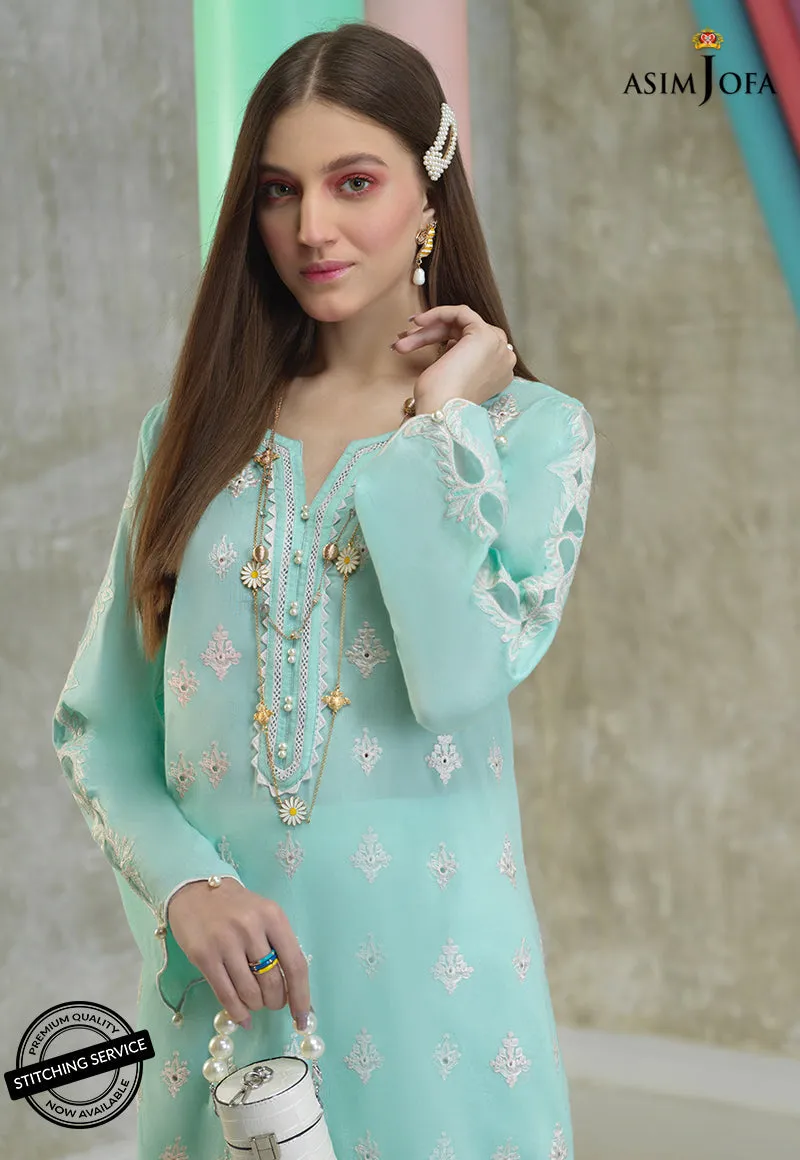 AJES-11 | Asim Jofa AJ Essentials Summer Collection 2022 | Embroidered Cotton Suits Unstitched 2 Piece