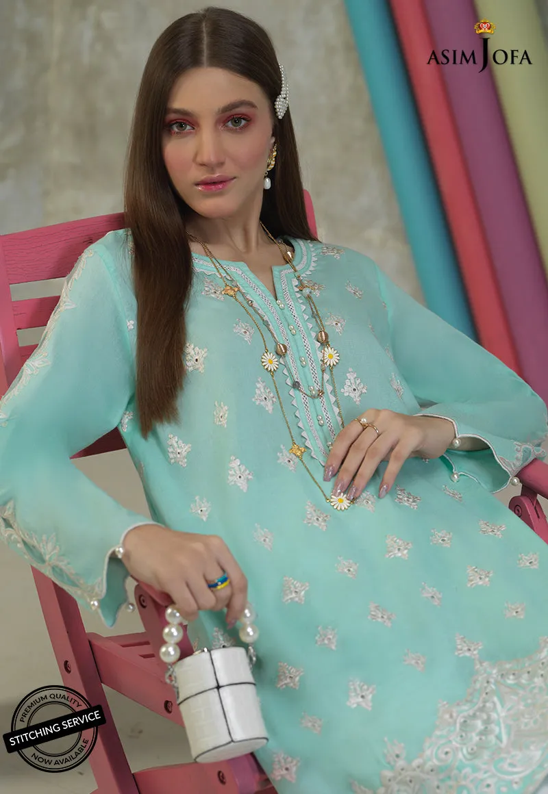 AJES-11 | Asim Jofa AJ Essentials Summer Collection 2022 | Embroidered Cotton Suits Unstitched 2 Piece