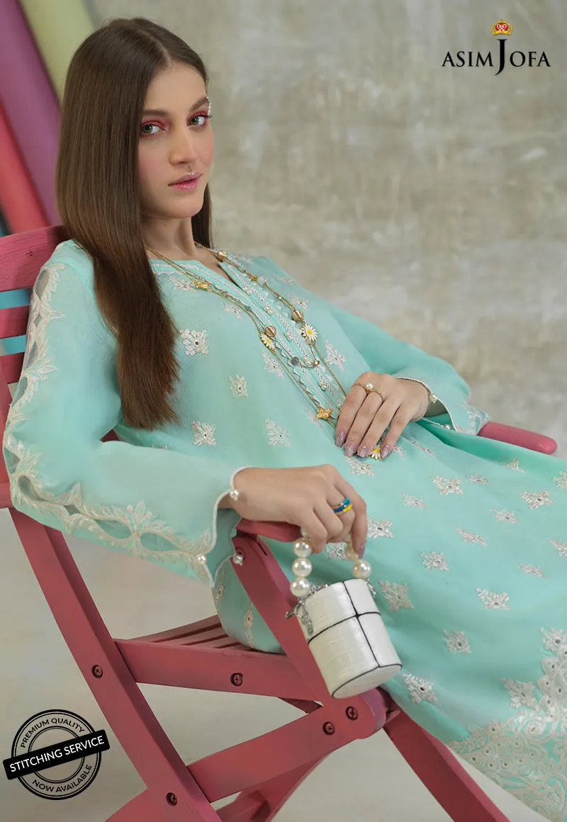 AJES-11 | Asim Jofa AJ Essentials Summer Collection 2022 | Embroidered Cotton Suits Unstitched 2 Piece