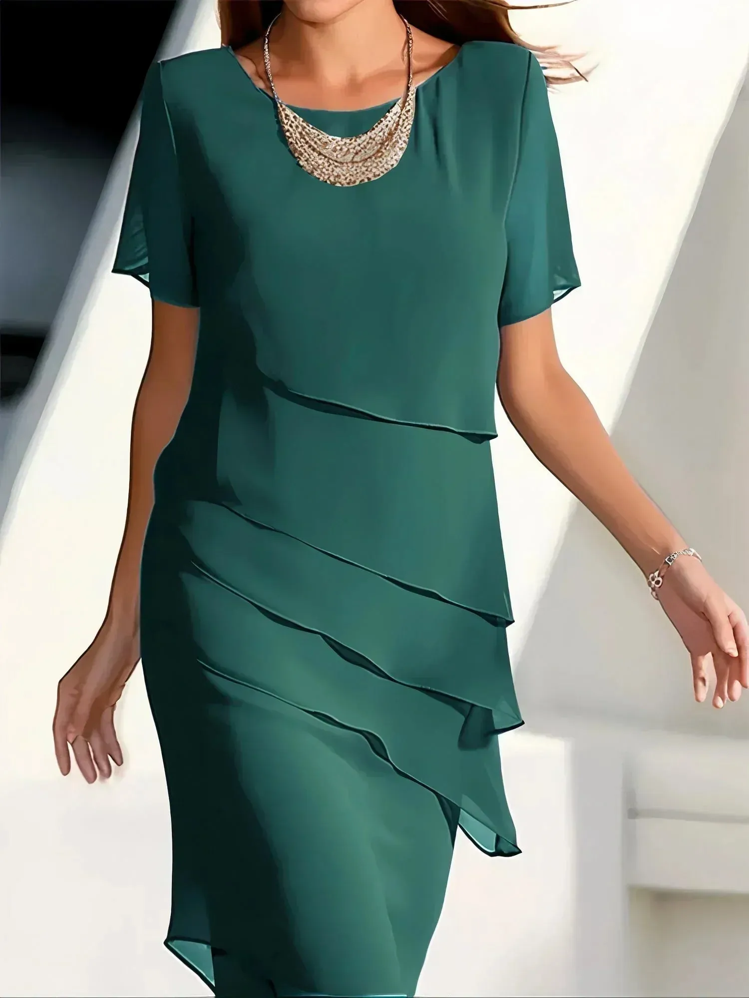 Alarice® | Chiffon Cocktail Dress