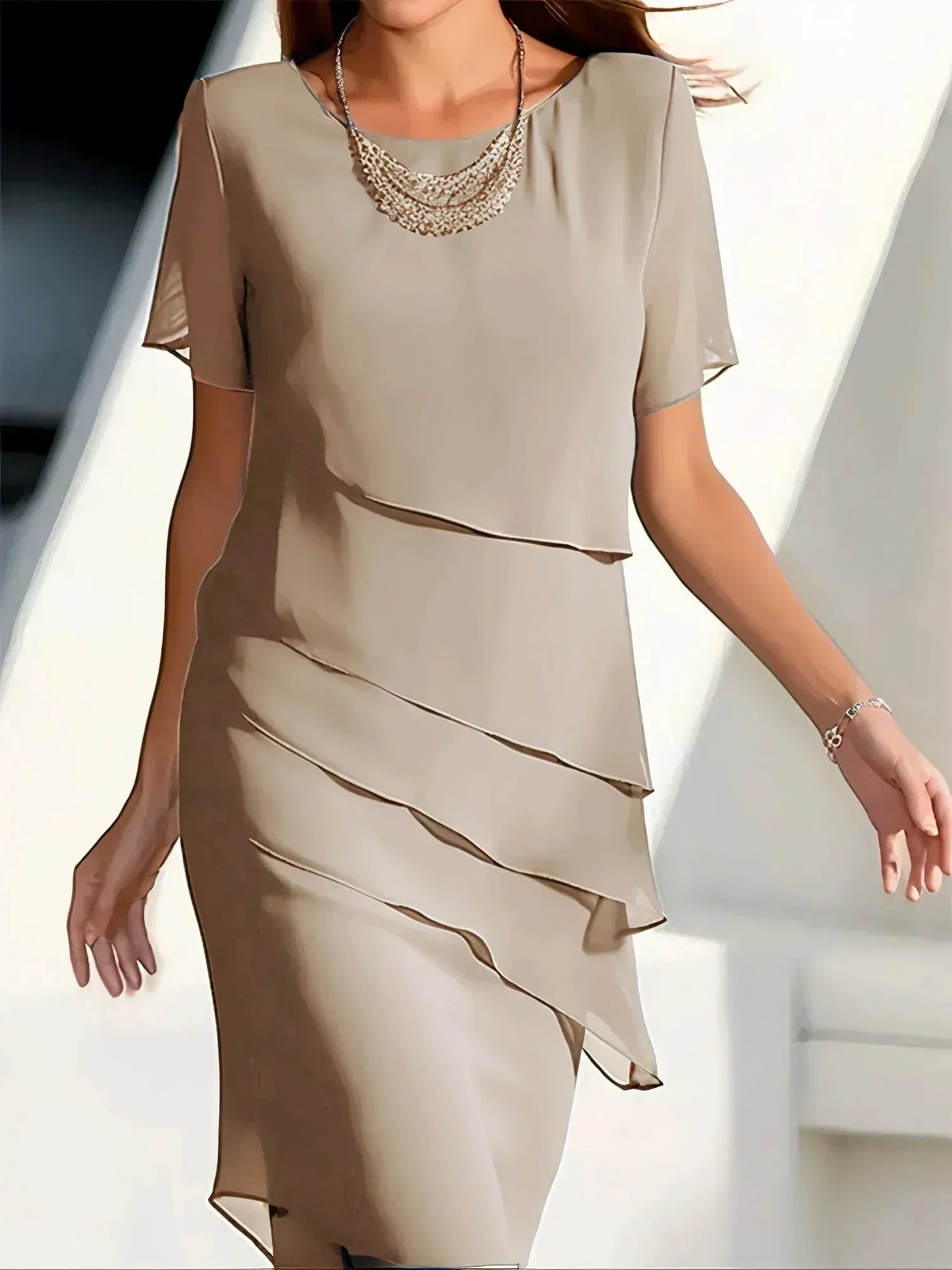 Alarice® | Chiffon Cocktail Dress