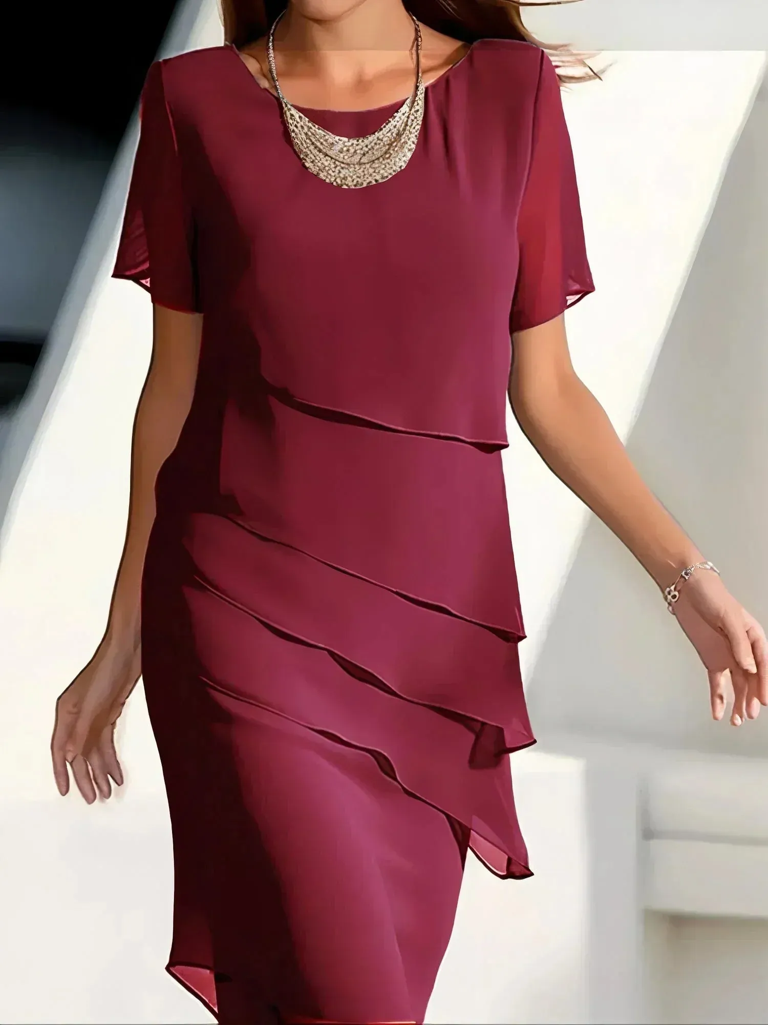 Alarice® | Chiffon Cocktail Dress