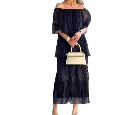 Alessia – Flowy Chiffon Women’s Maxi Dress