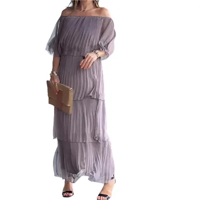 Alessia – Flowy Chiffon Women’s Maxi Dress