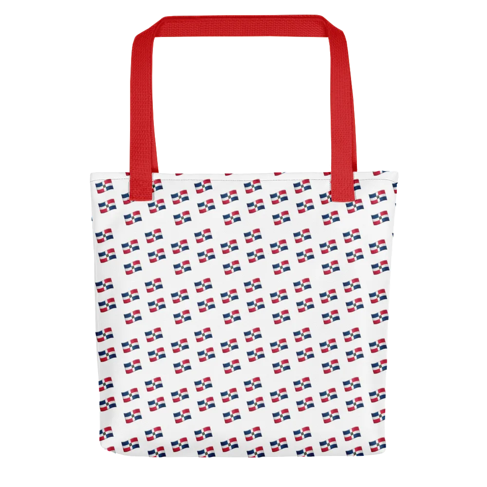 All-Over Emoji República Dominicana Flag Tote bag