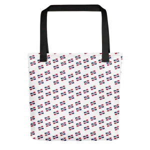 All-Over Emoji República Dominicana Flag Tote bag