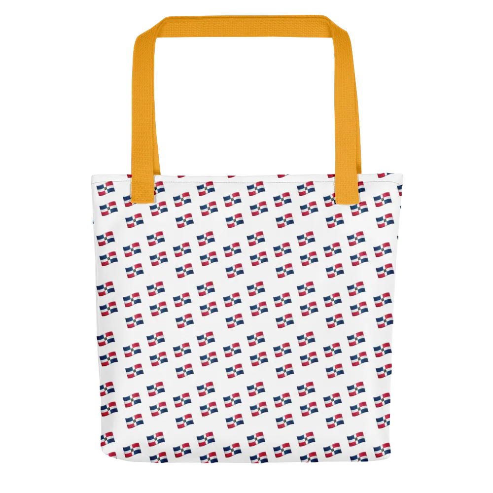 All-Over Emoji República Dominicana Flag Tote bag