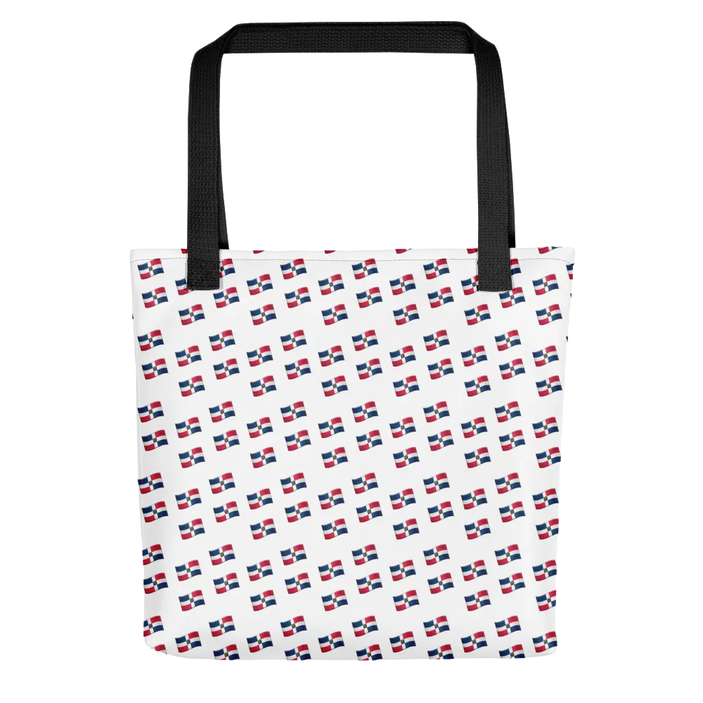 All-Over Emoji República Dominicana Flag Tote bag