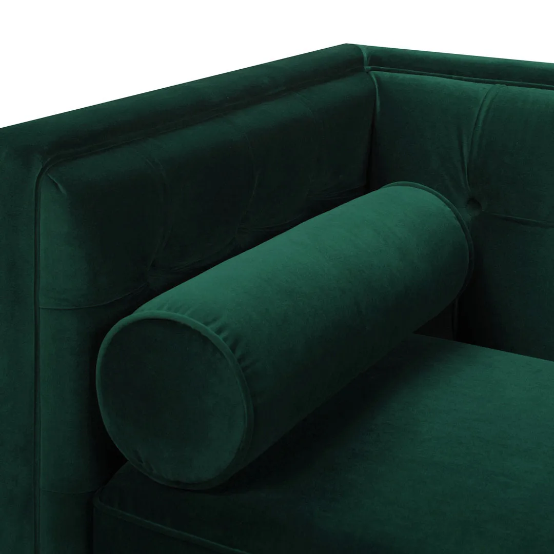 Allia 84" Tuxedo Arm Sofa Langley Street® Upholstery Color: Evergreen Velvet