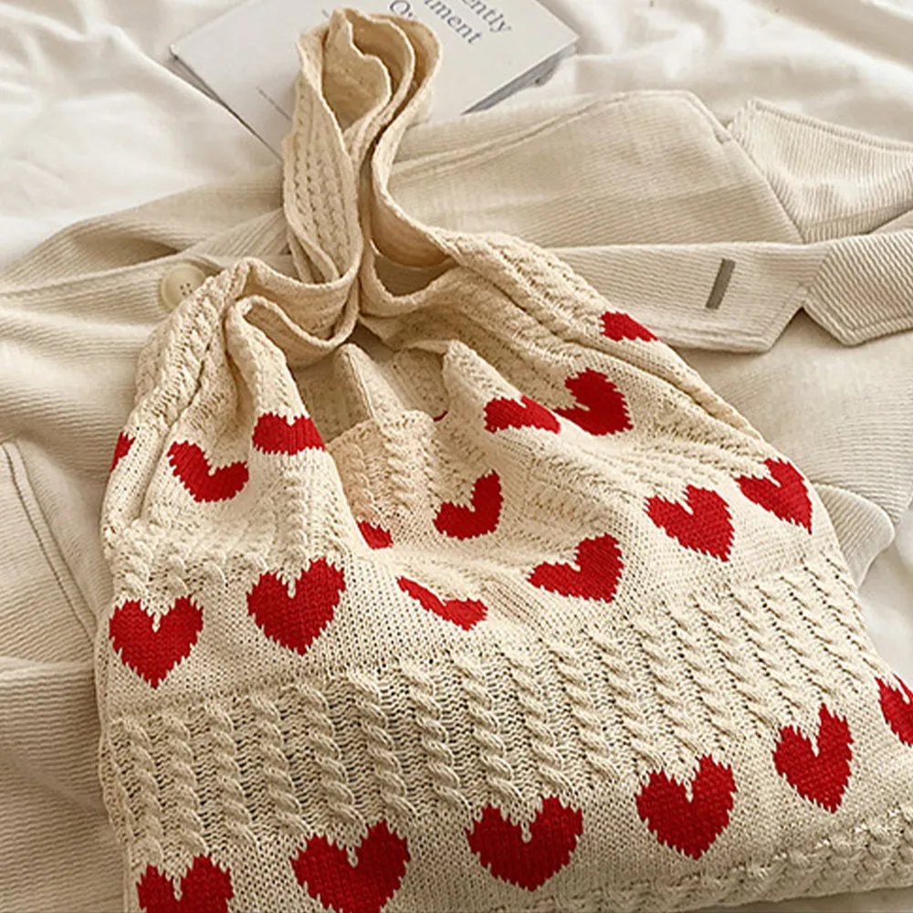 Amore Crochet Tote Bag
