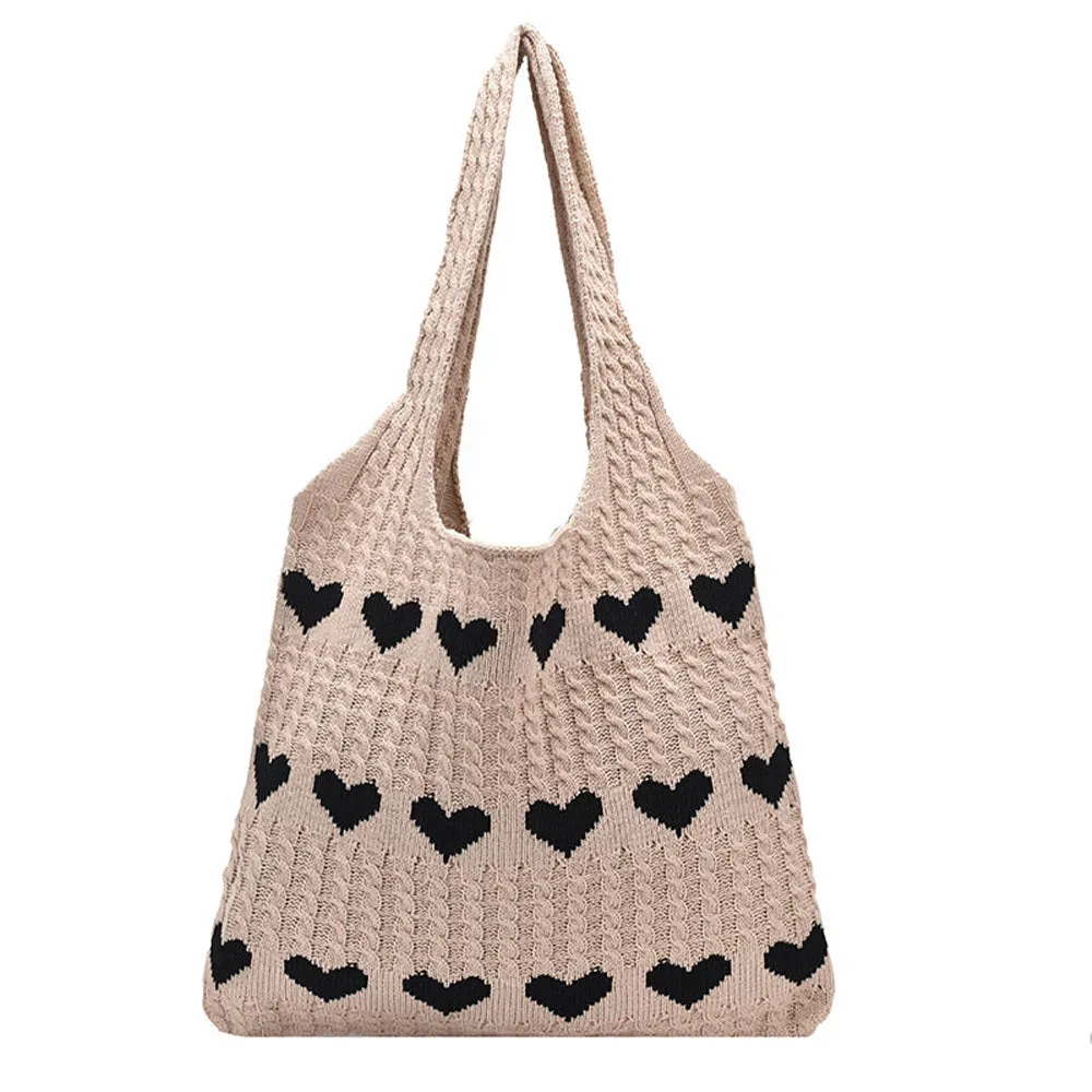 Amore Crochet Tote Bag