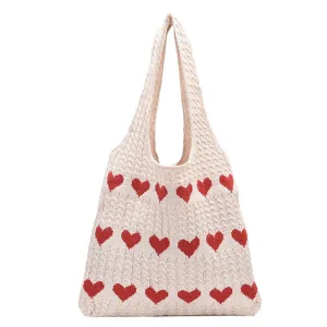 Amore Crochet Tote Bag