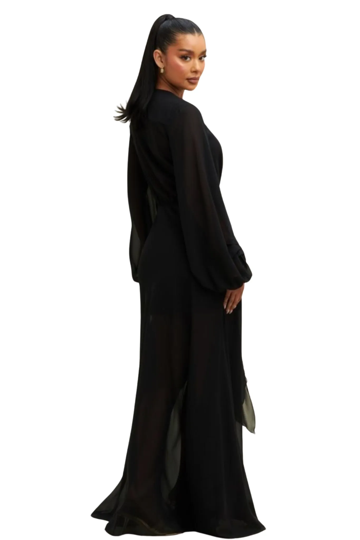 Arias Chiffon Maxi Dress
