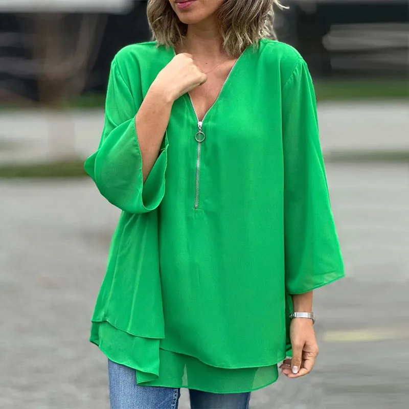 Ava™ - Subtle Glamour Blouse