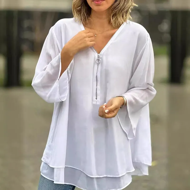 Ava™ - Subtle Glamour Blouse