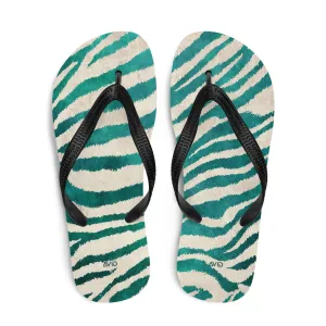 Avid Lodon Green Zebra - Flip-Flops