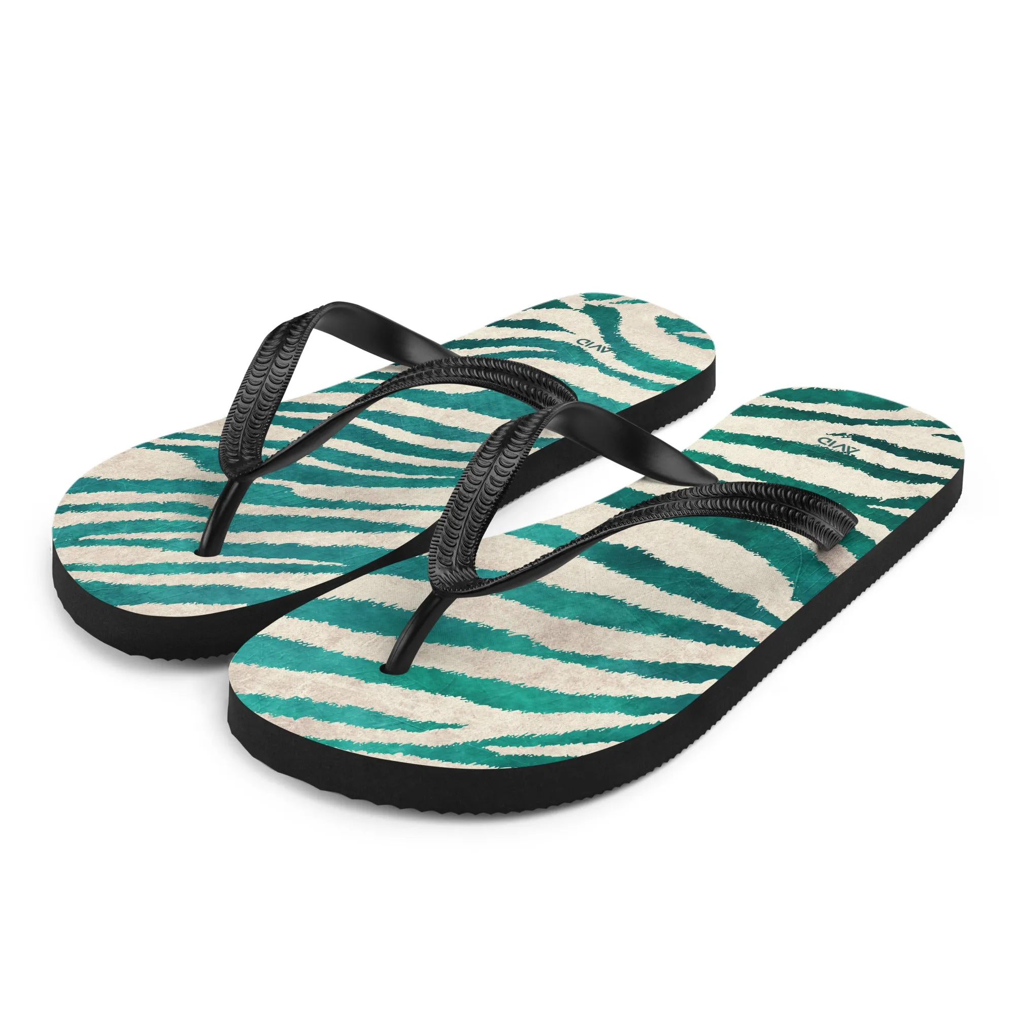 Avid Lodon Green Zebra - Flip-Flops