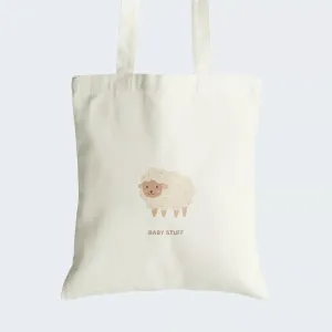 Baby Stuff Tote Bag With Zipper