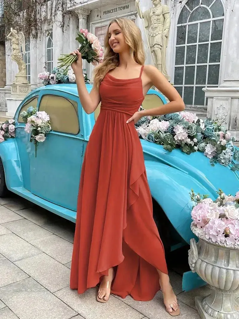 Berta® | Elegant Chiffon Bridesmaid Dress