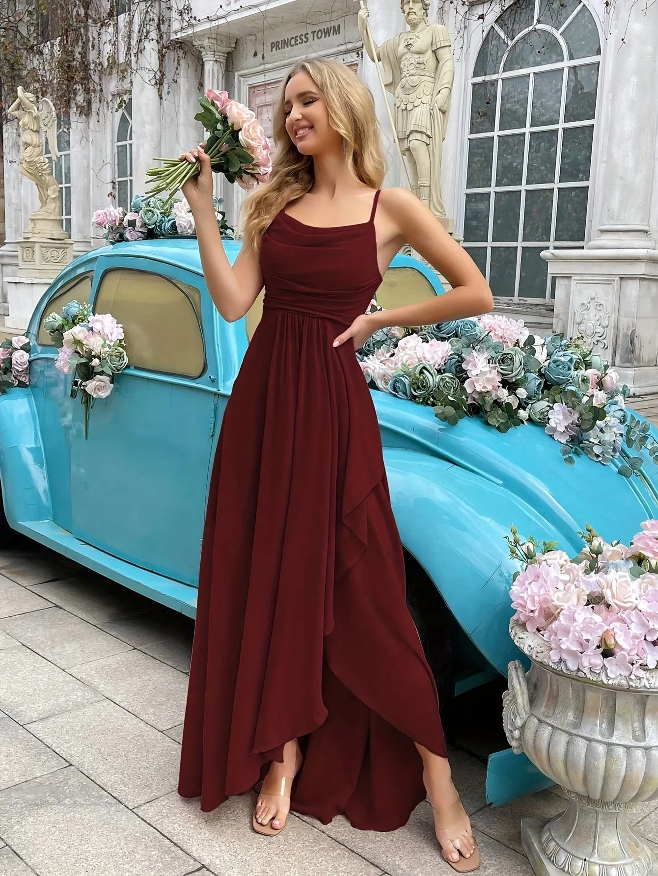 Berta® | Elegant Chiffon Bridesmaid Dress