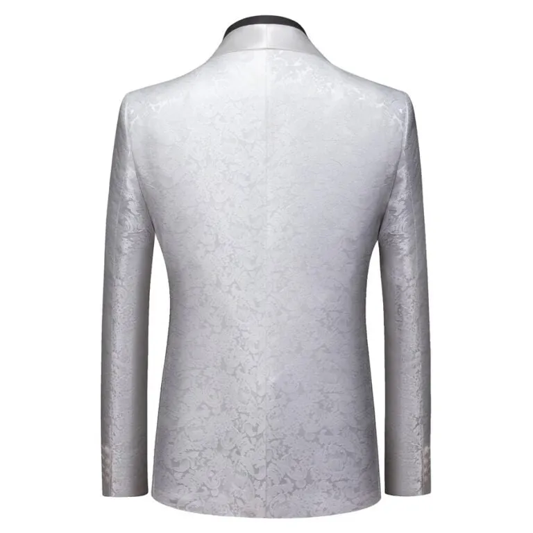 Bespoke Slim Fit Shawl Lapel One Button Wedding Tuxedo