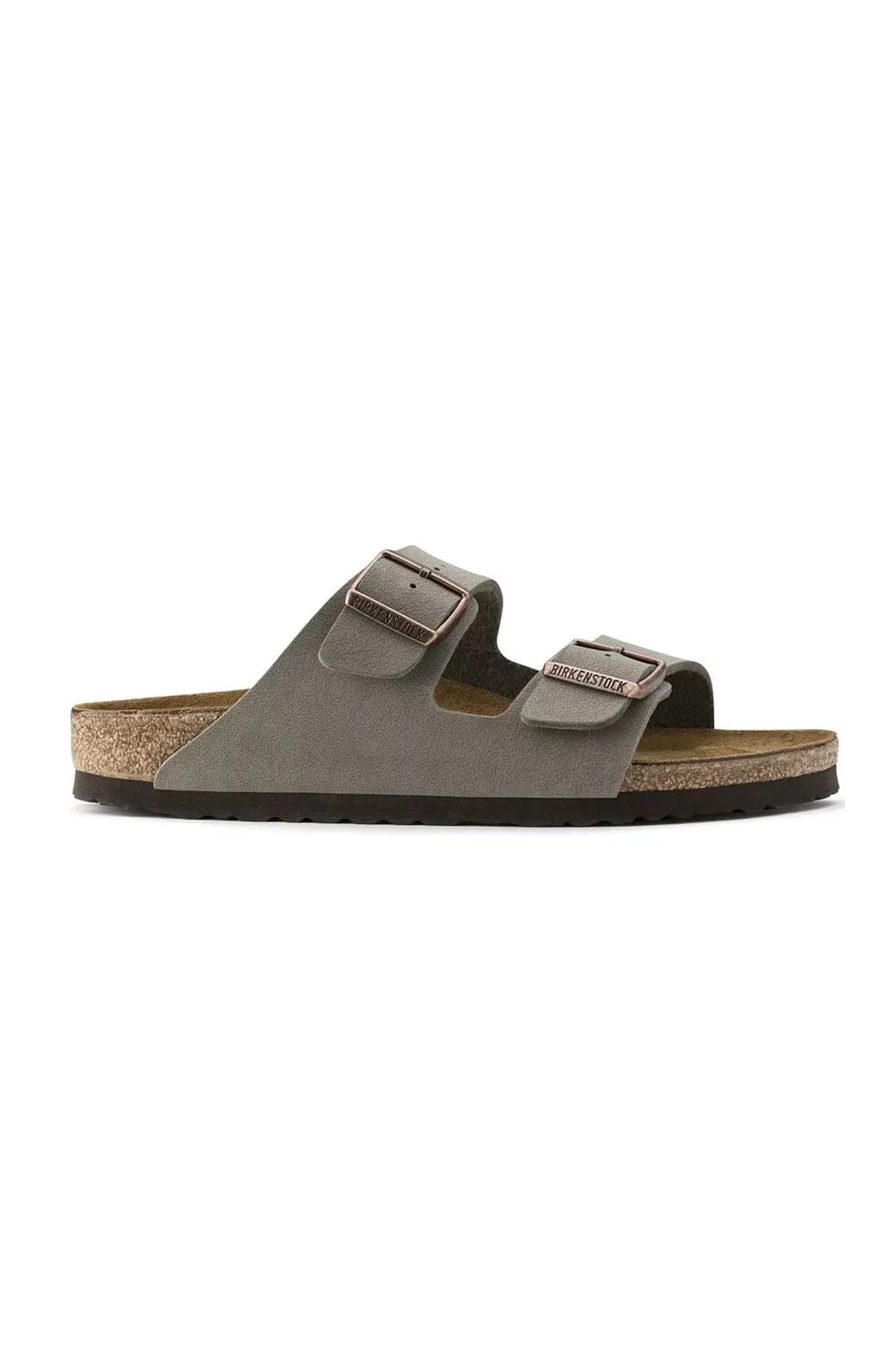 Birkenstock Arizona Birkibuc Sandals in Stone | 151213